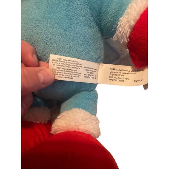 Nickelodeon Multicolor Blues Clues With Santa Hat Christmas Dog 15" - Picture 7 of 12